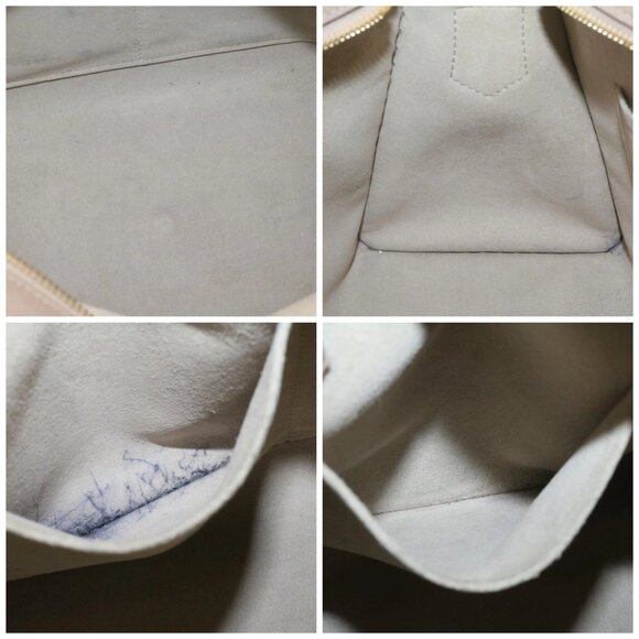 LOUIS VUITTON Very Zip Tote Hand Bag Leather Snake Skin N94301 LV Auth 24504A - Picture 15 of 16